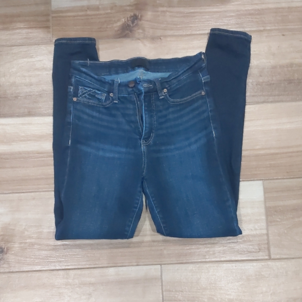 Buckle Dark Blue Women's Skinny Jeans